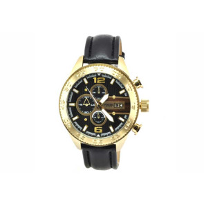 Watch strap Fossil CH2652 Leather Black 22mm